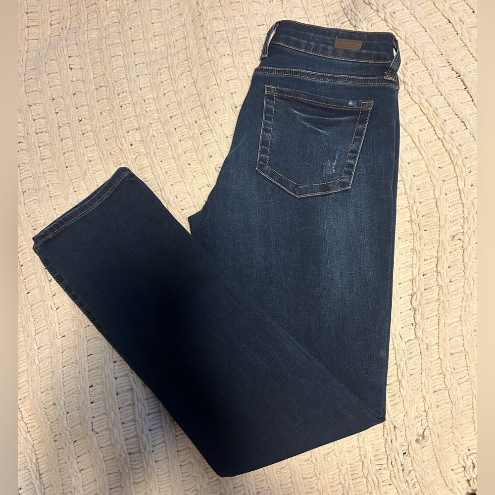 Kut From The Kloth Catherine Boyfriend Dark Rinse Classic Blue Jeans Denim 6
